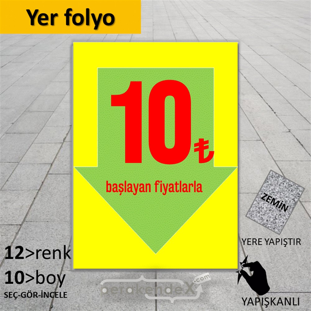 10 Tl Den Başlayan Fiyatlarla Fiyatlık YER - ZEMİN FOLYO,  VİNİL -dikdörtgen,tek yön baskı