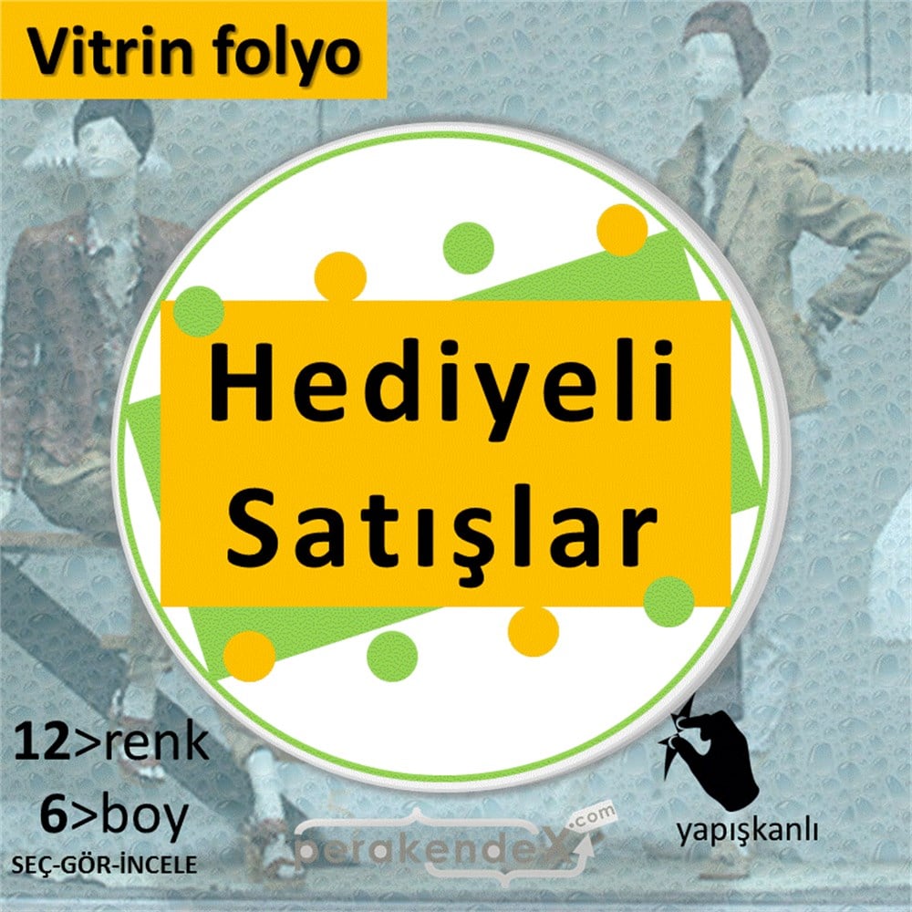 hediyeli satışlar CAMA YAPIŞAN FOLYO -oval,tek yön baskı