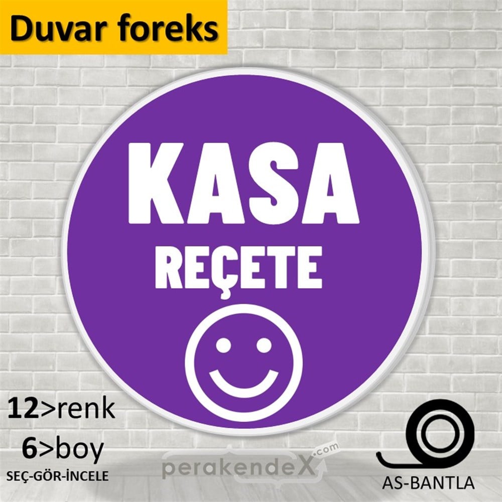Kasa Reçete Yazısı SERT PLASTİK POSTER,  AFİŞ -oval,tek yön baskısert plastik poster,  afiş
