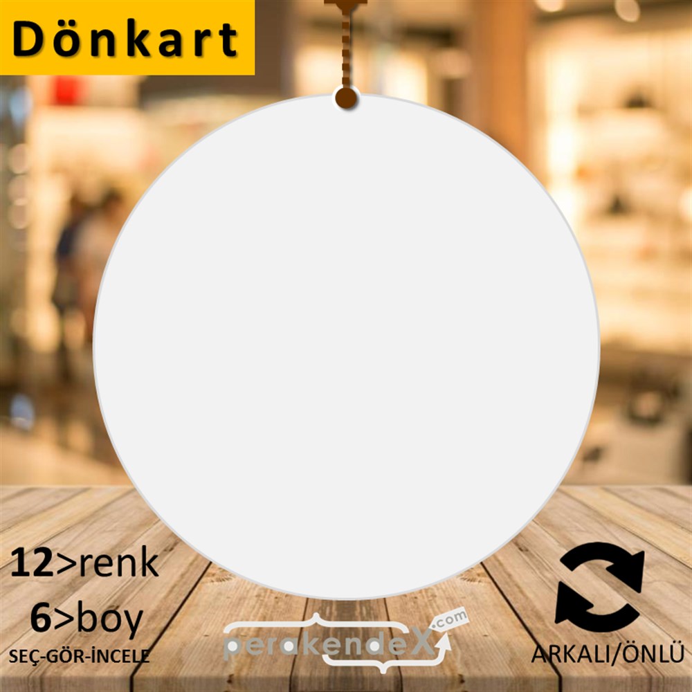 Sen Tasarla Biz Düzenler Onay Alır Göndeririz. DÖNKART -oval,çift yön baskıdön-kart