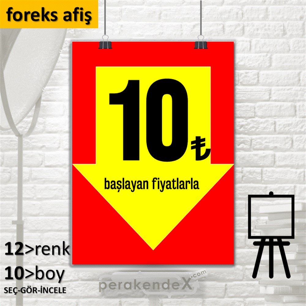 10 Tl Den Başlayan Fiyatlarla Fiyatlık SERT PLASTİK POSTER,  AFİŞ -dikdörtgen,tek yön baskı