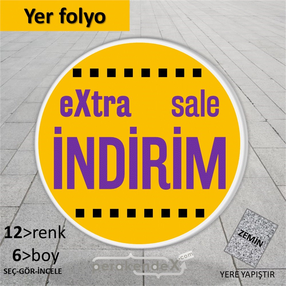 extra sale indirim YER ZEMİNE YAPIŞIR -oval,tek yön baskı