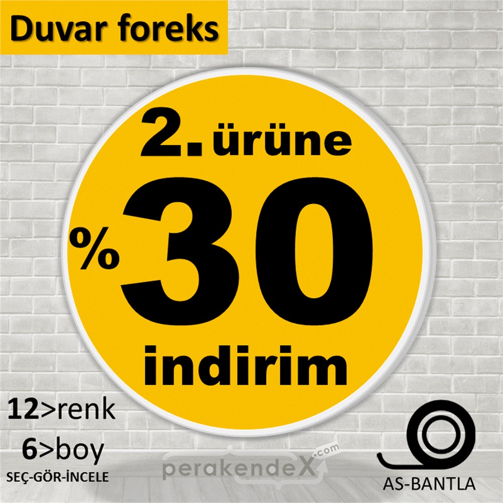 2. ürüne yüzde 30 indirim SERT PLASTİK POSTER -oval,tek yön baskı