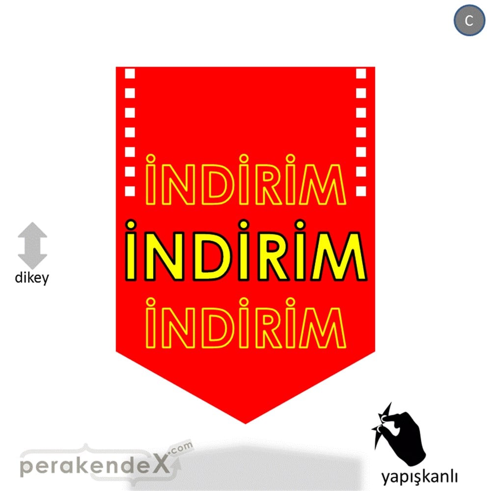3X indirim- CAMA YAPIŞAN FOLYO -dikdörtgen,tek yön baskı