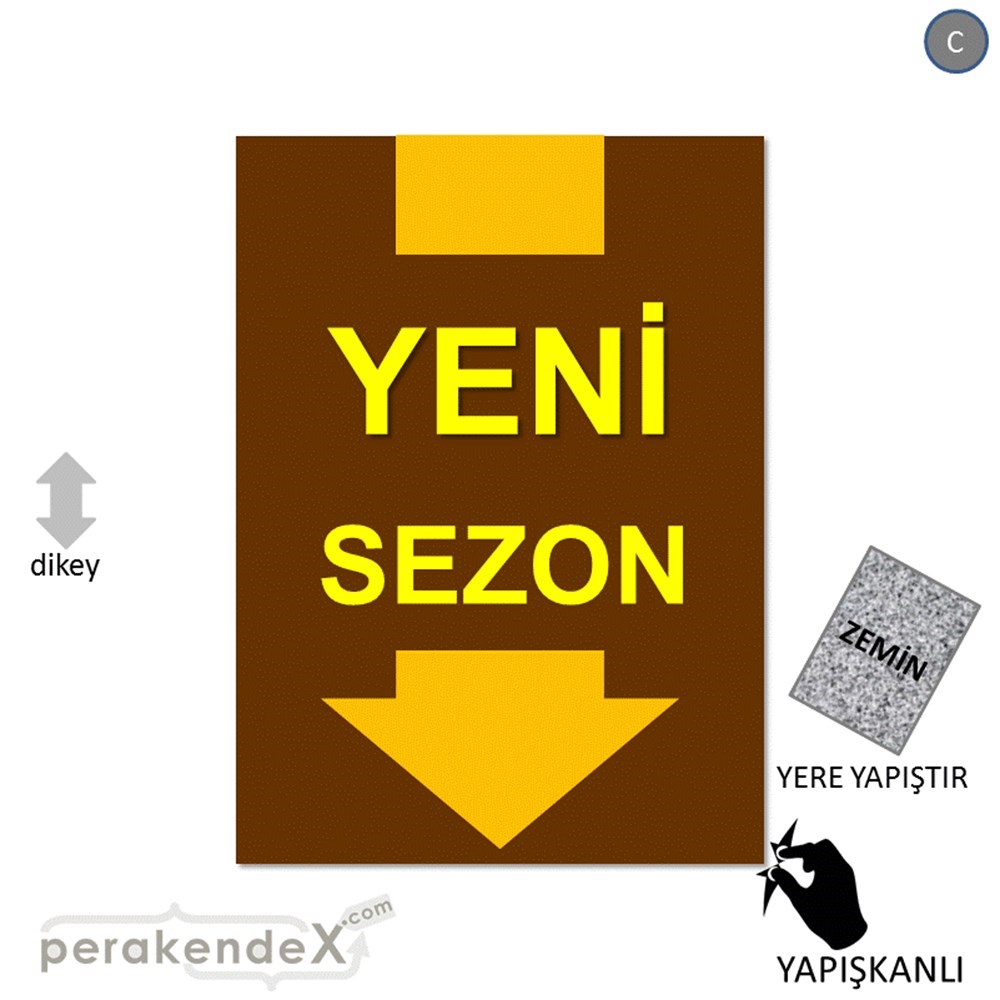 yeni sezon * YER ZEMİNE YAPIŞIR -dikdörtgen,tek yön baskı