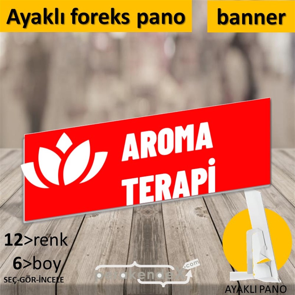 Aroma Terapi Ürünleri KARTON AYAKLI POSTER,  PANO (BANNER) -dikdörtgen,tek yön baskıkarton ayaklı poster,  pano