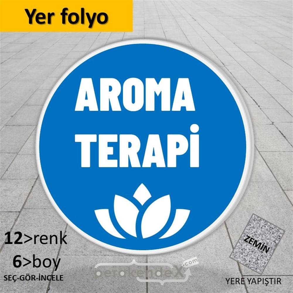 Aroma Terapi Ürünleri YER - ZEMİN FOLYO,  VİNİL -oval,tek yön baskıyer - zemin folyo,  vinil