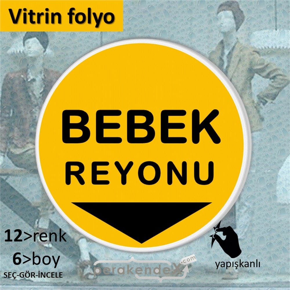 bebek reyonu yönlendirme CAMA YAPIŞAN FOLYO -oval,tek yön baskı