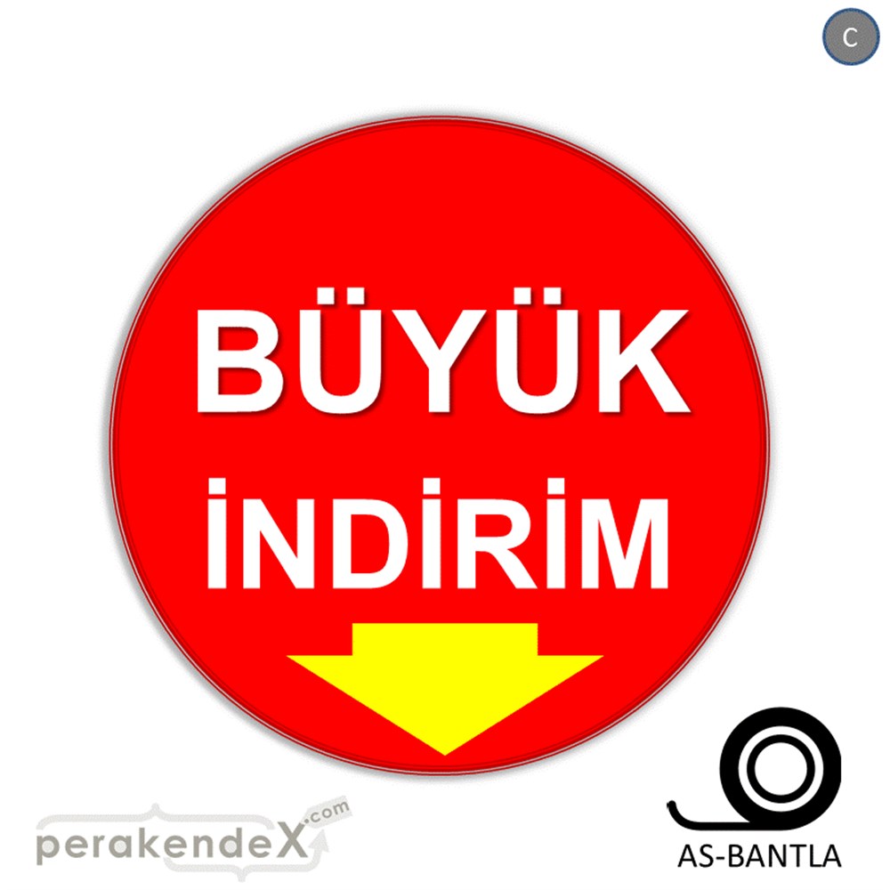 büyük indirim SERT PLASTİK POSTER -oval,tek yön baskı