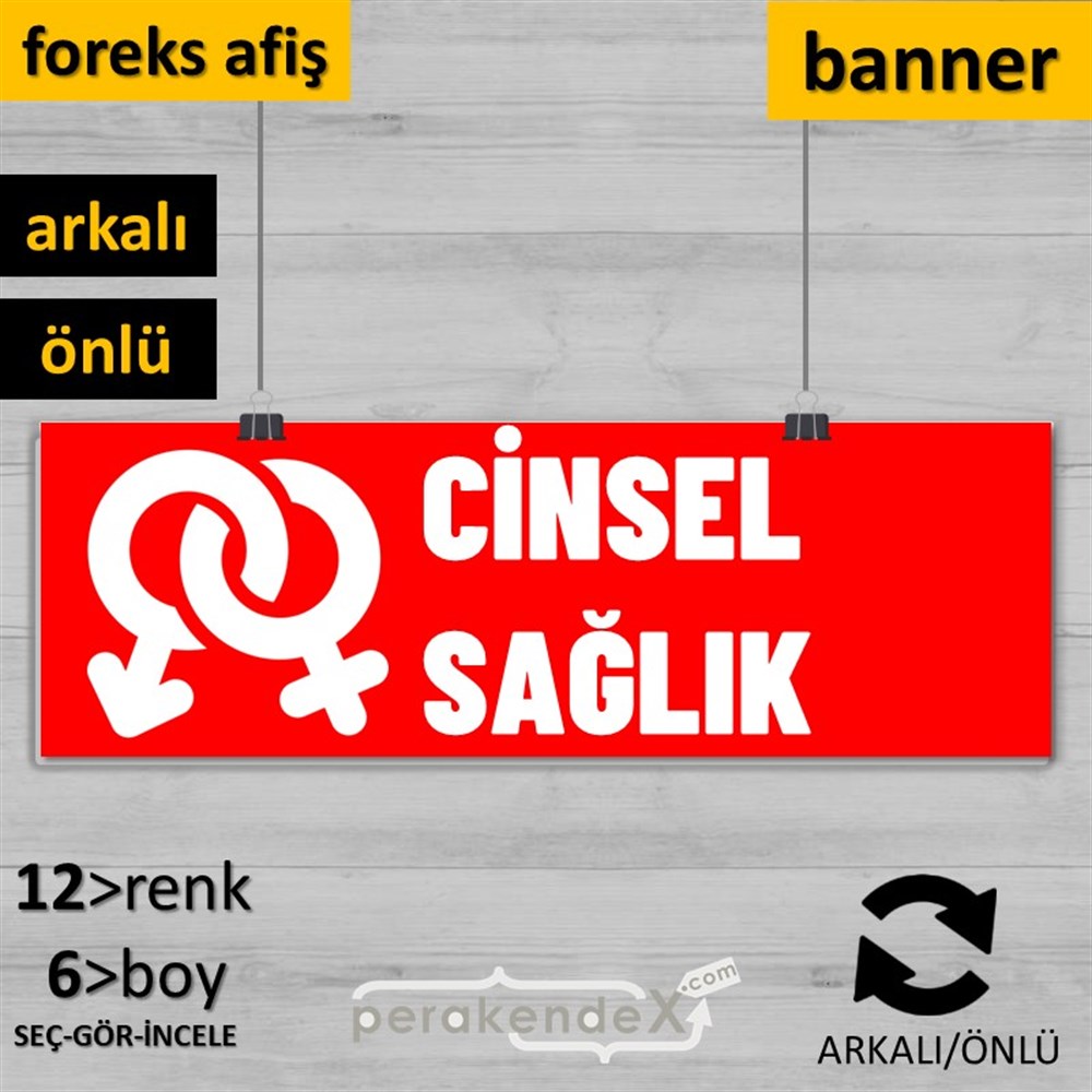 Cinsel Sağlık Ürün Çeşitleri SERT PLASTİK POSTER,  AFİŞ (BANNER) -dikdörtgen,çift yön baskısert plastik poster,  afiş