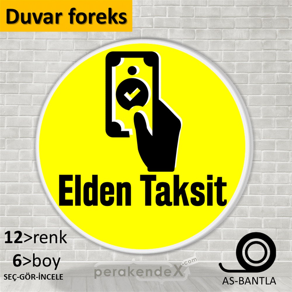 Elden Taksit Yapılır SERT PLASTİK POSTER,  AFİŞ -oval,tek yön baskı