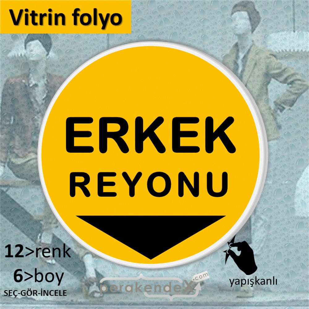 erkek reyonu yönlendirme CAMA YAPIŞAN FOLYO -oval,tek yön baskı