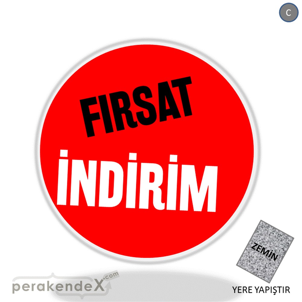 fırsat indirim YER ZEMİNE YAPIŞIR -oval,tek yön baskı