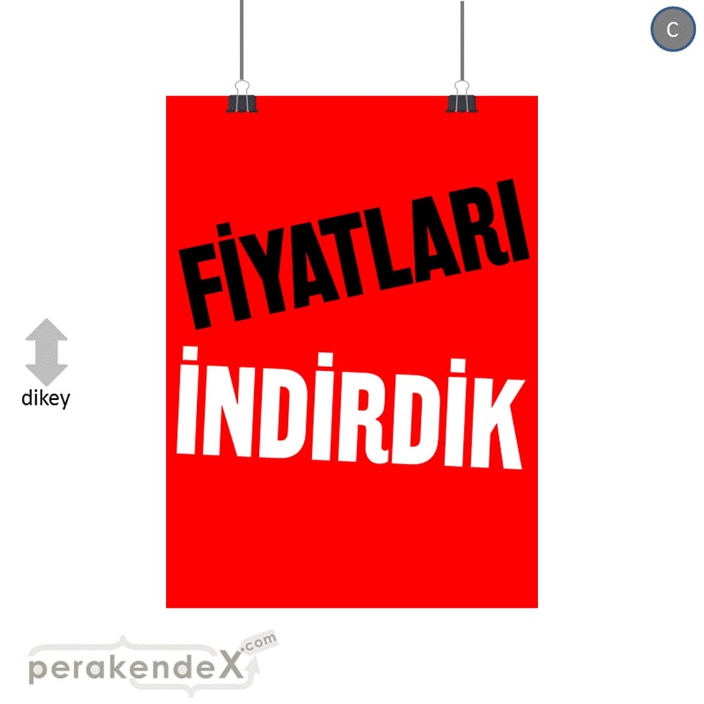 fiyatları indirdik SERT PLASTİK POSTER -dikdörtgen,tek yön baskı