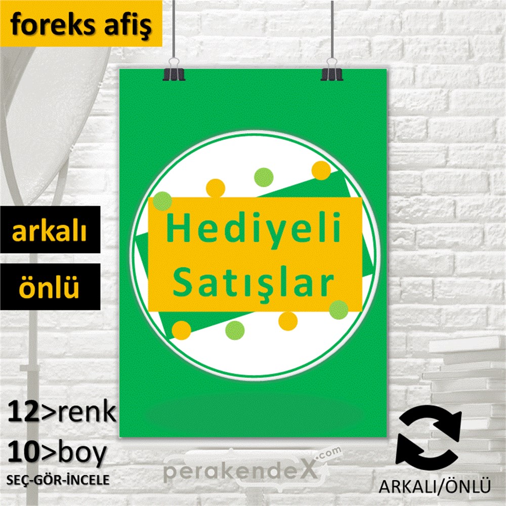 hediyeli satışlar SERT PLASTİK POSTER -dikdörtgen,çift yön baskı