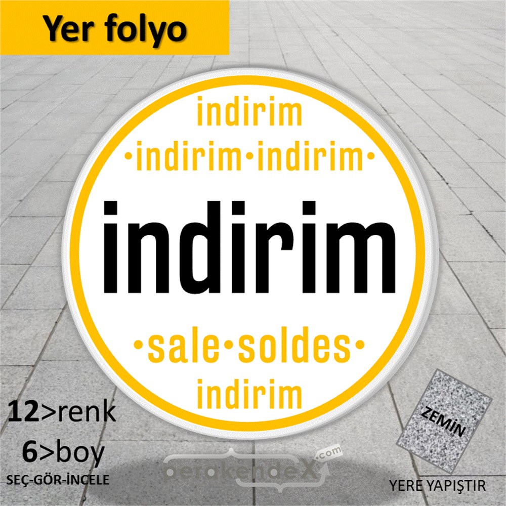 indirim sale soldes YER ZEMİNE YAPIŞIR -oval,tek yön baskı
