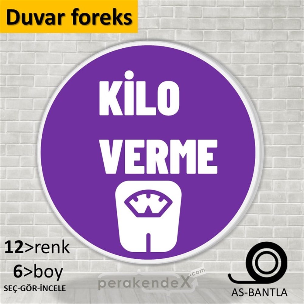 Kilo Verme Ürünleri Yazısı SERT PLASTİK POSTER,  AFİŞ -oval,tek yön baskısert plastik poster,  afiş