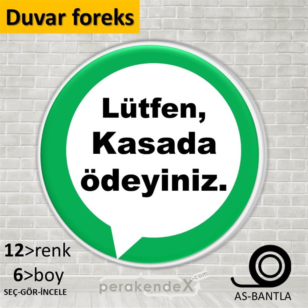 Lütfen Kasada Ödeyiniz SERT PLASTİK POSTER,  AFİŞ -oval,tek yön baskısert plastik poster,  afiş