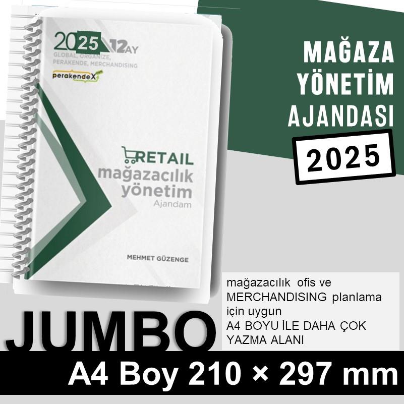 MAĞAZA YÖNETİM AJANDASI 2025 --xxx -JUMBO BOY - 12 AYLIK//MAĞAZA YÖNETİM AJANDASI