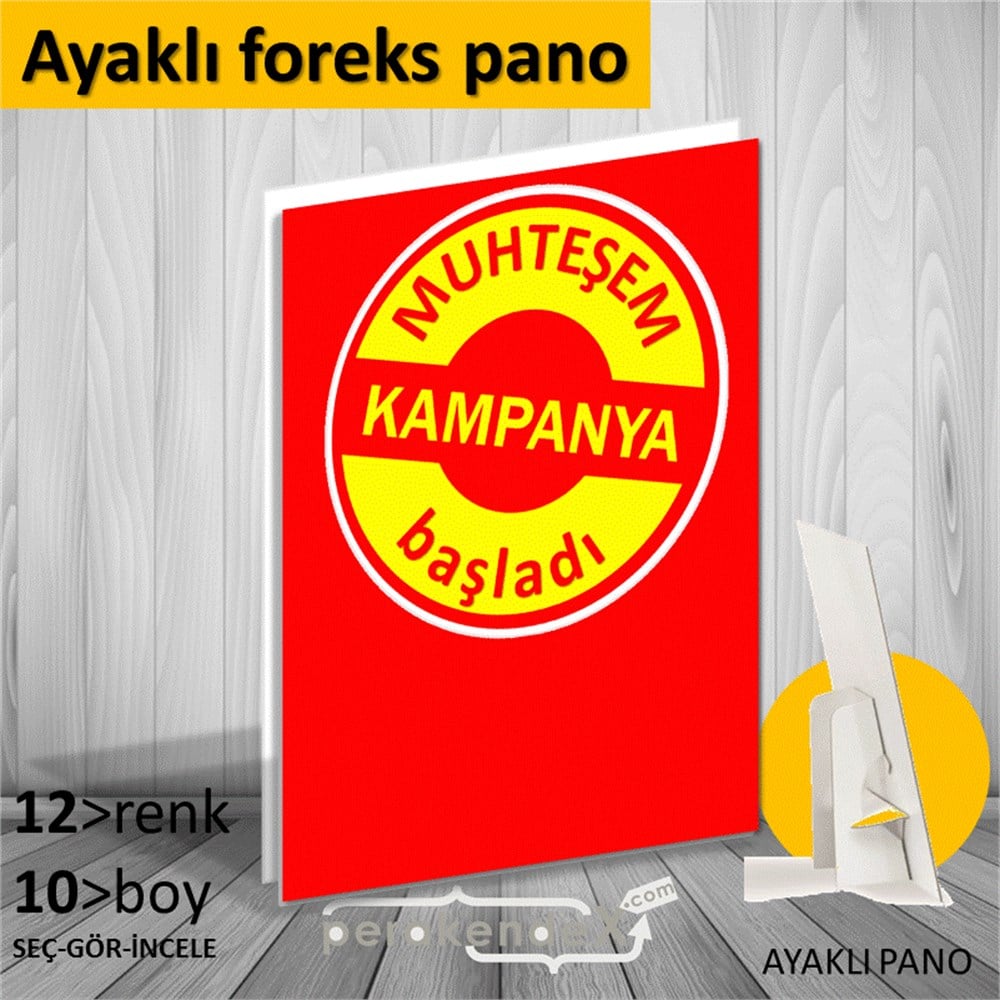muhteşem kampanya başladı AYAKLI REKLAM PANOSU -dikdörtgen,tek yön baskı