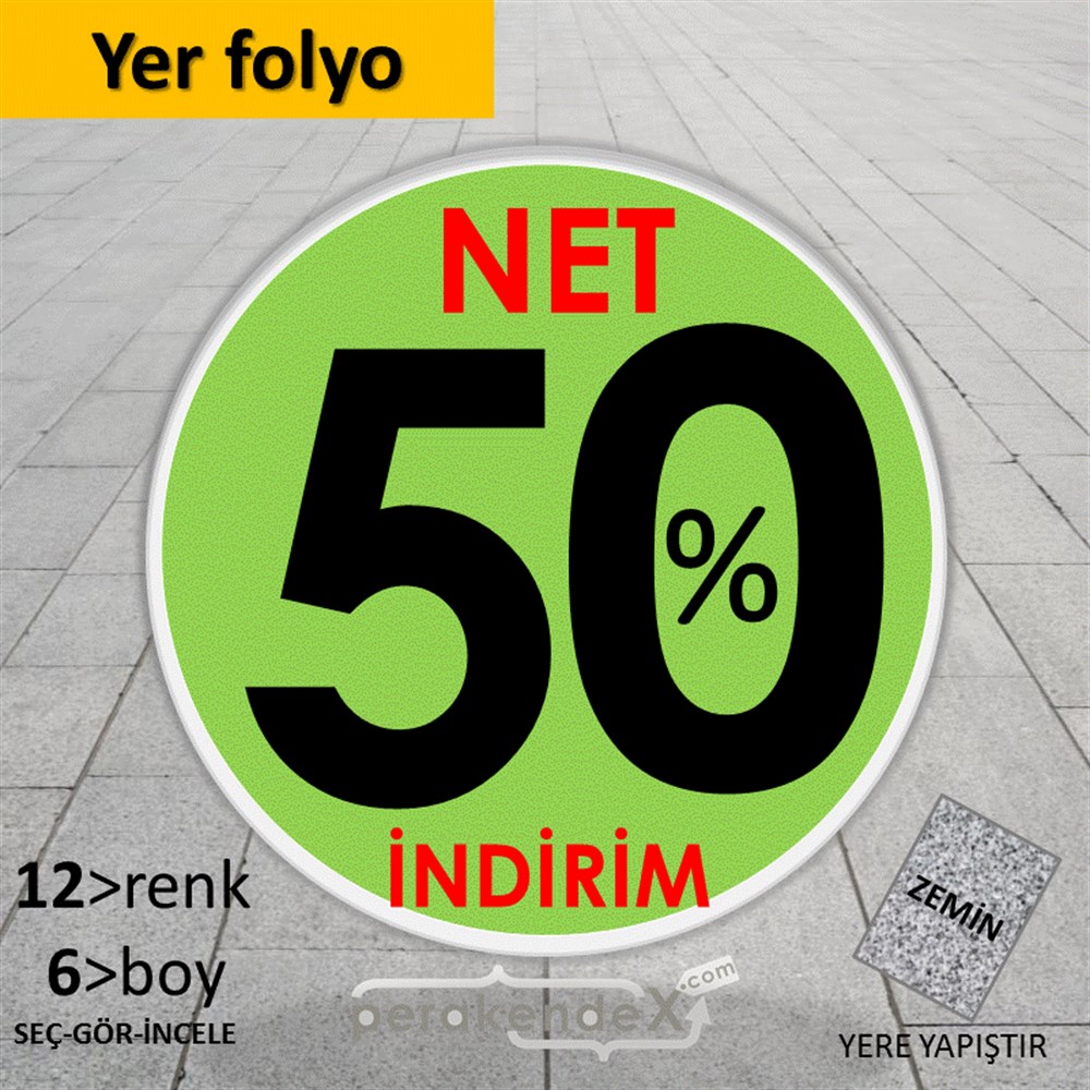 Net İndirim %50 YER - ZEMİN FOLYO,  VİNİL -oval,tek yön baskı