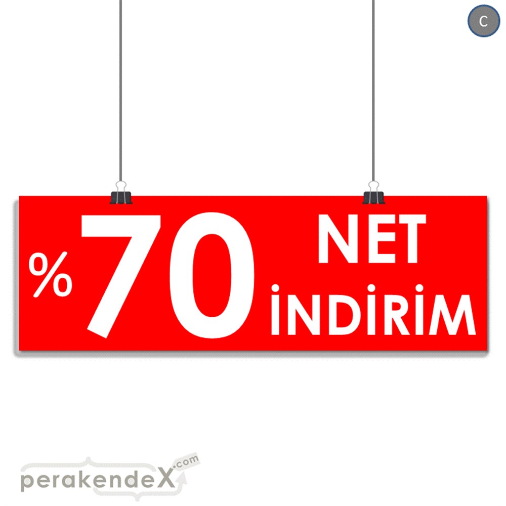 Net İndirim %70 SERT PLASTİK POSTER,  AFİŞ (BANNER) -dikdörtgen,tek yön baskı