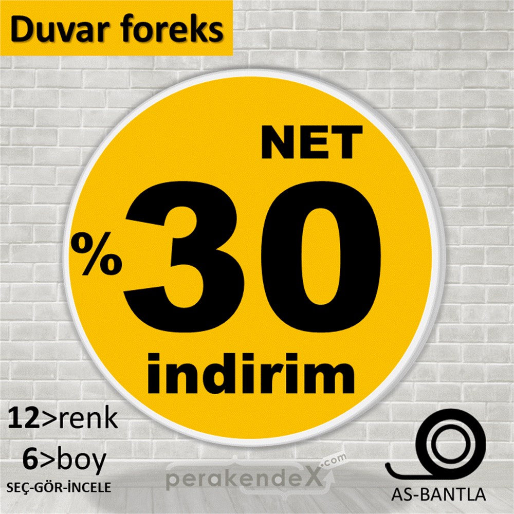 net yüzde 30 indirim SERT PLASTİK POSTER -oval,tek yön baskı