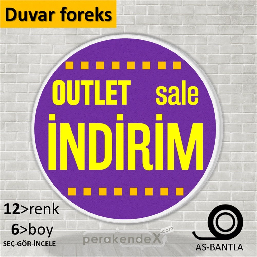 outlet sale indirim SERT PLASTİK POSTER -oval,tek yön baskı