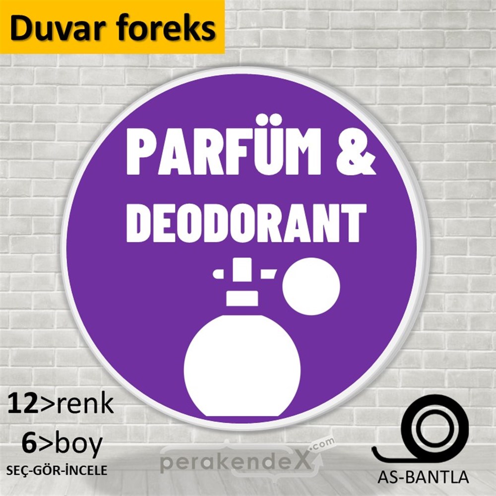 Parfüm Deodorant Çeşitleri SERT PLASTİK POSTER,  AFİŞ -oval,tek yön baskısert plastik poster,  afiş