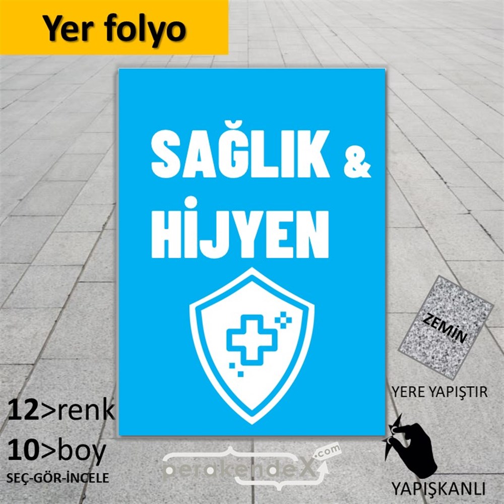 Sağlık Ve Hijyen Ürünleri YER - ZEMİN FOLYO,  VİNİL -dikdörtgen,tek yön baskıyer - zemin folyo,  vinil
