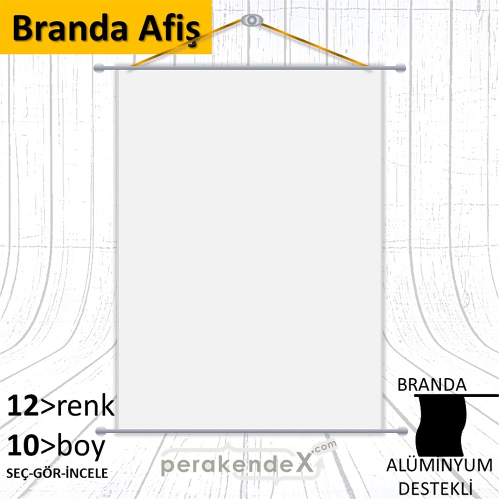 Sen Tasarla Biz Düzenler Onay Alır Göndeririz. BRANDA POSTER,  AFİŞ -dikdörtgen,tek yön baskıbranda poster,  afiş