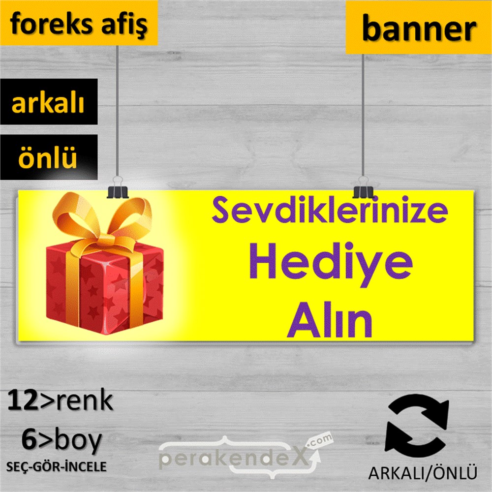 Sevdiklerinize Hediye Alın SERT PLASTİK POSTER,  AFİŞ (BANNER) -dikdörtgen,çift yön baskı