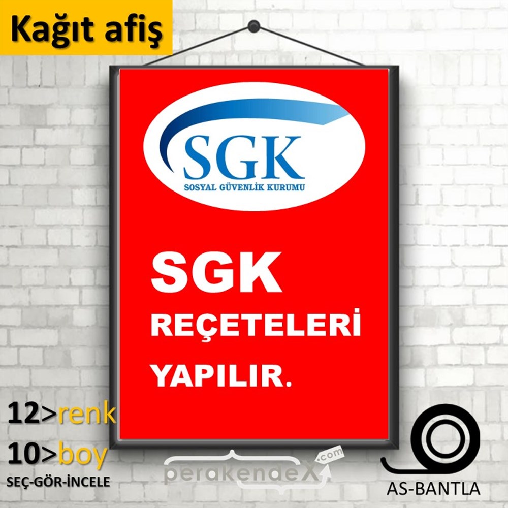 Sgk Reçeteleri Yapılır. KAĞIT POSTER,  AFİŞ -dikdörtgen,tek yön baskıkağıt poster,  afiş
