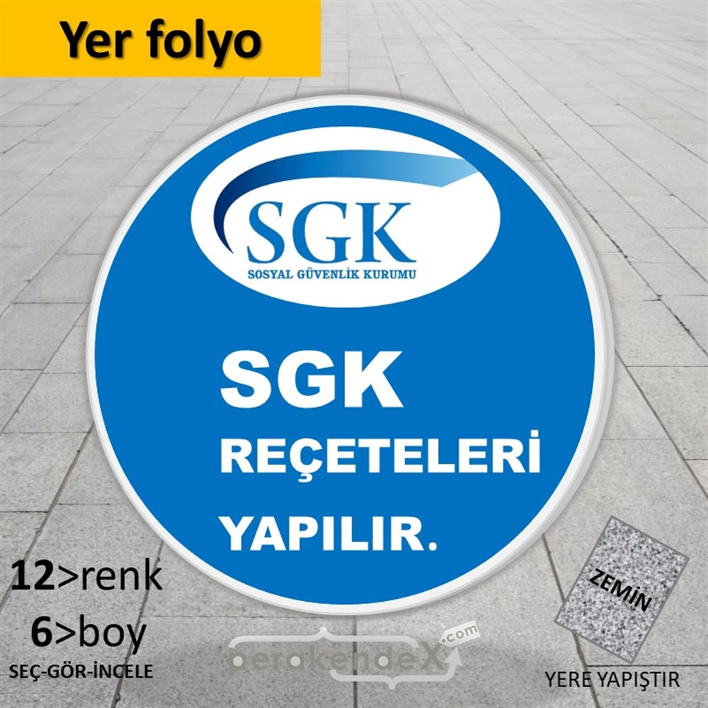 Sgk Reçeteleri Yapılır. YER - ZEMİN FOLYO,  VİNİL -oval,tek yön baskıyer - zemin folyo,  vinil