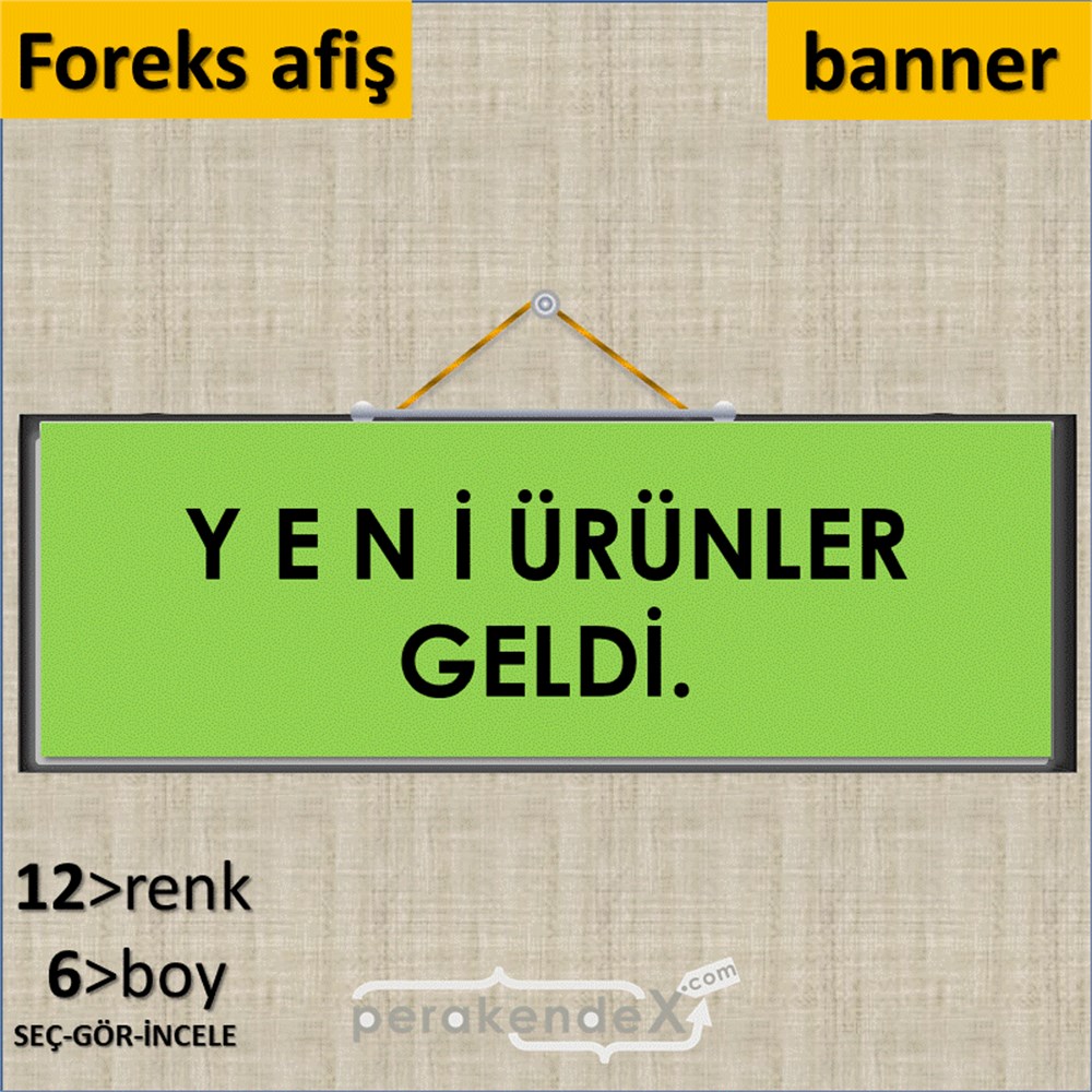yeni ürünler geldi SERT PLASTİK POSTER,  AFİŞ (BANNER) -dikdörtgen,tek yön baskı