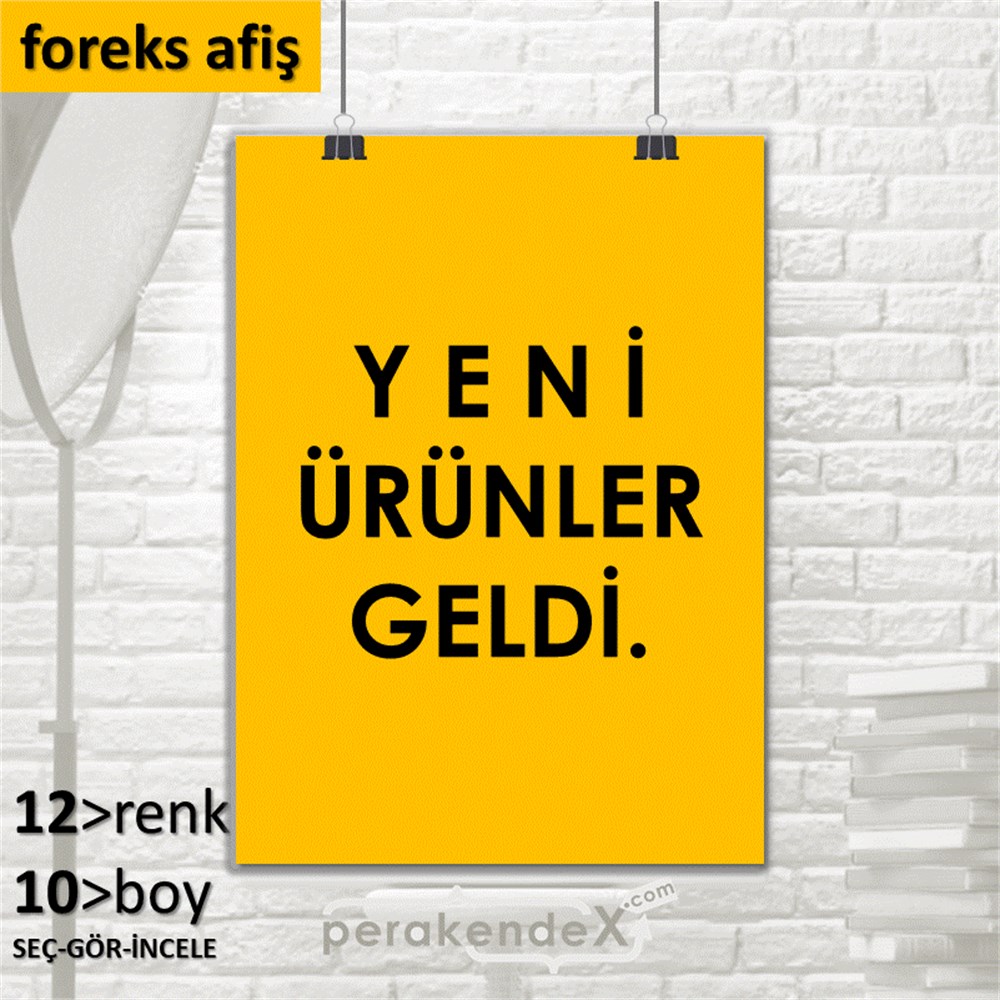yeni ürünler geldi SERT PLASTİK POSTER,  AFİŞ -dikdörtgen,tek yön baskı