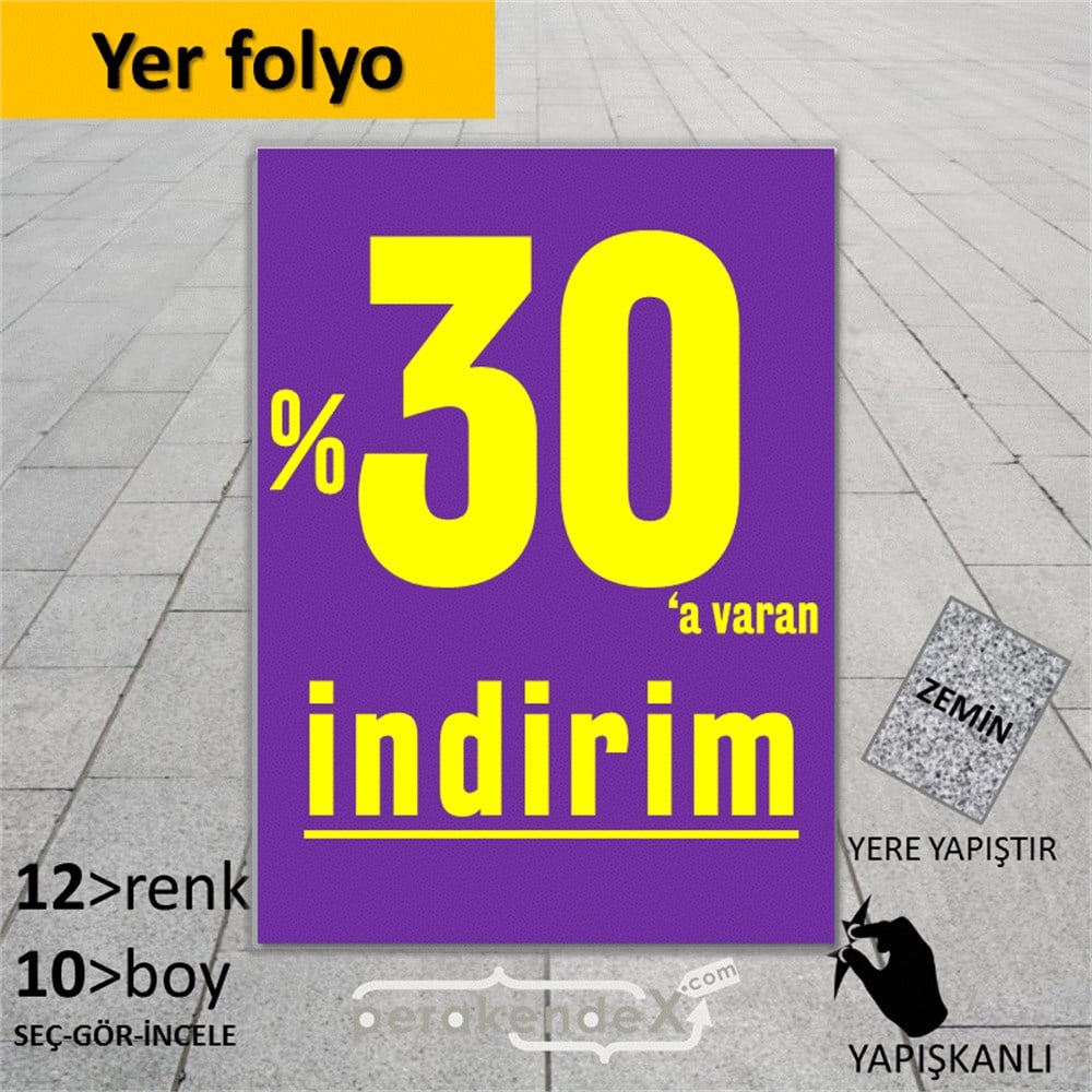 yüzde 30 a varan indirim YER ZEMİNE YAPIŞIR -dikdörtgen,tek yön baskı