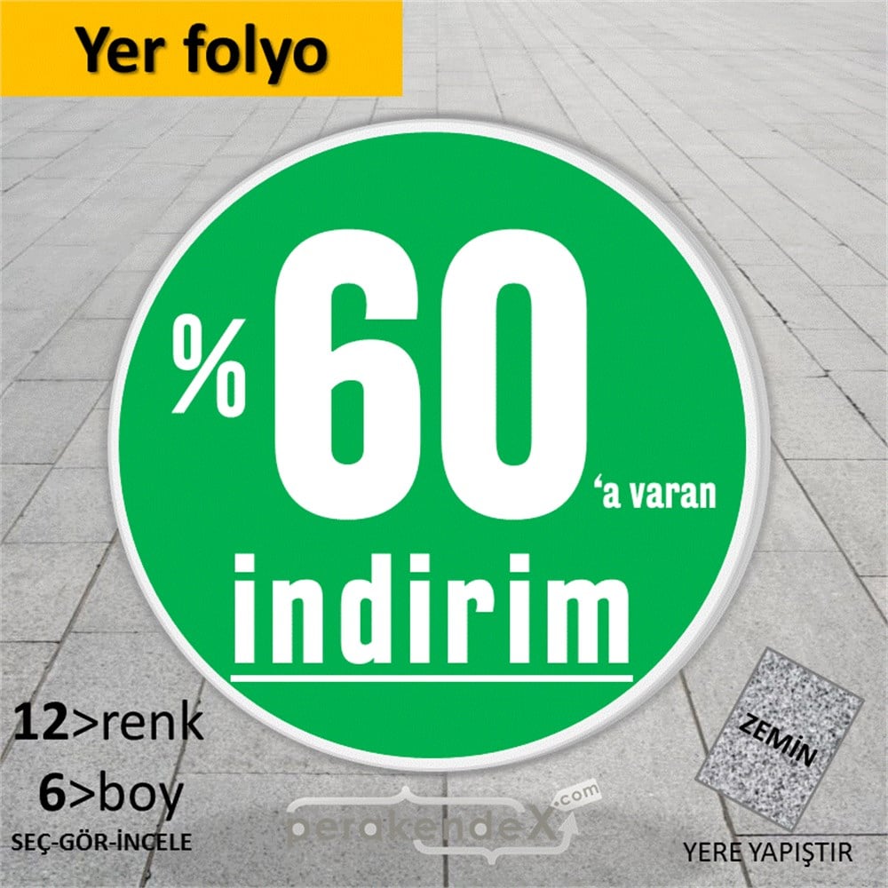 yüzde 60 a varan indirim YER ZEMİNE YAPIŞIR -oval,tek yön baskı
