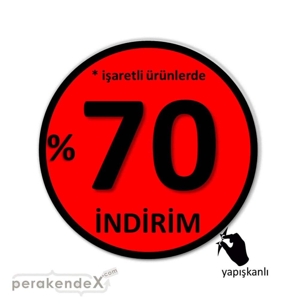 yüzde 70 indirim * işaretli ürünlerde CAMA YAPIŞAN FOLYO -oval,tek yön baskı
