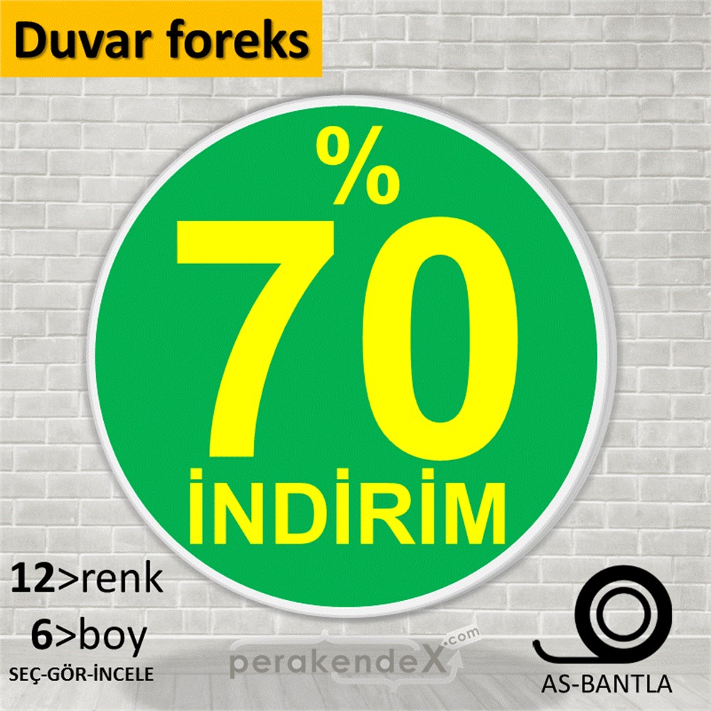 yüzde 70 indirim SERT PLASTİK POSTER -oval,tek yön baskı