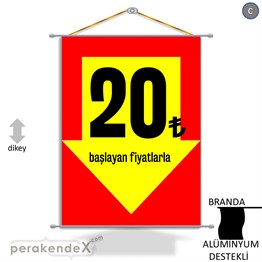 20 Tl Den Başlayan Fiyatlarla Fiyatlık BRANDA POSTER,  AFİŞ -dikdörtgen,tek yön baskı