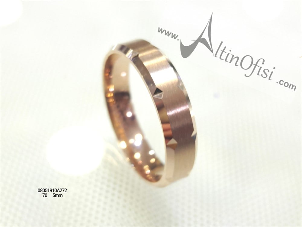 Alyans 5mm Genişlik 14 ayar altın