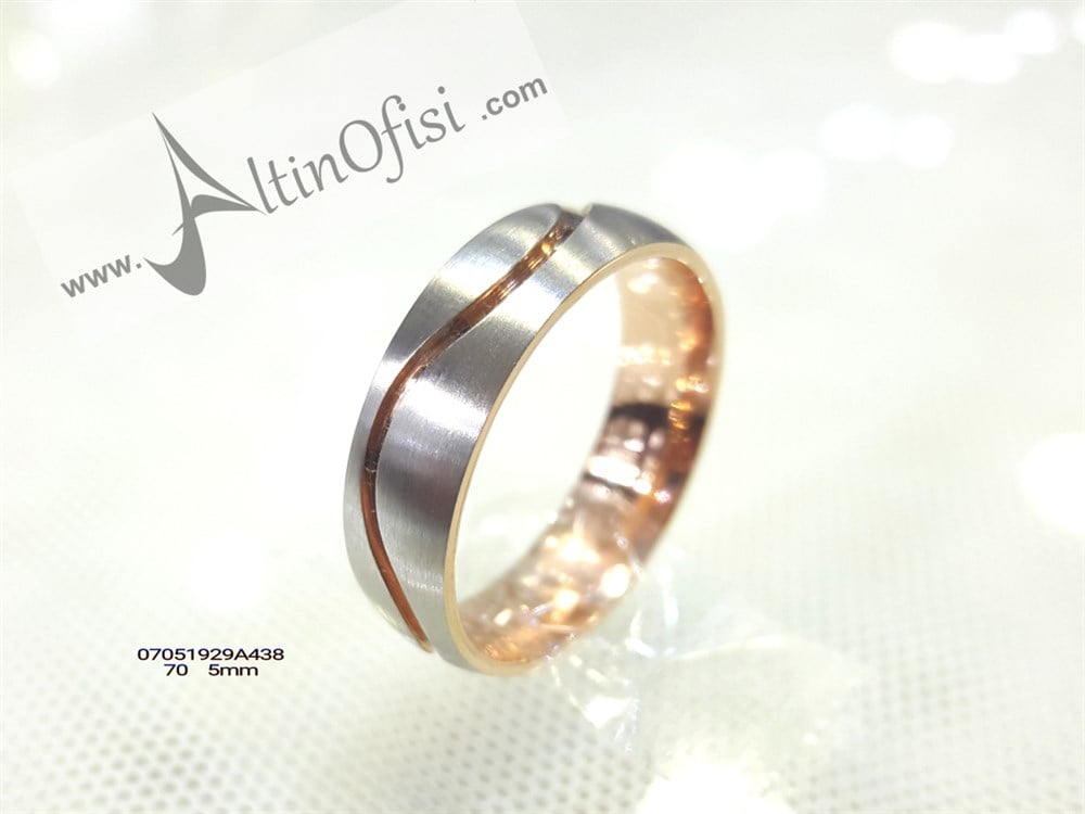 Alyans 5mm Genişlik 14 ayar altın