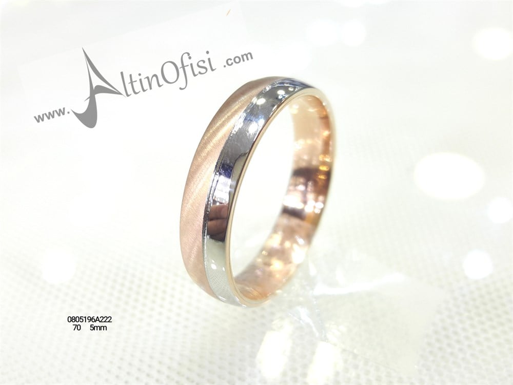 Alyans 5mm Genişlik 14 ayar altın