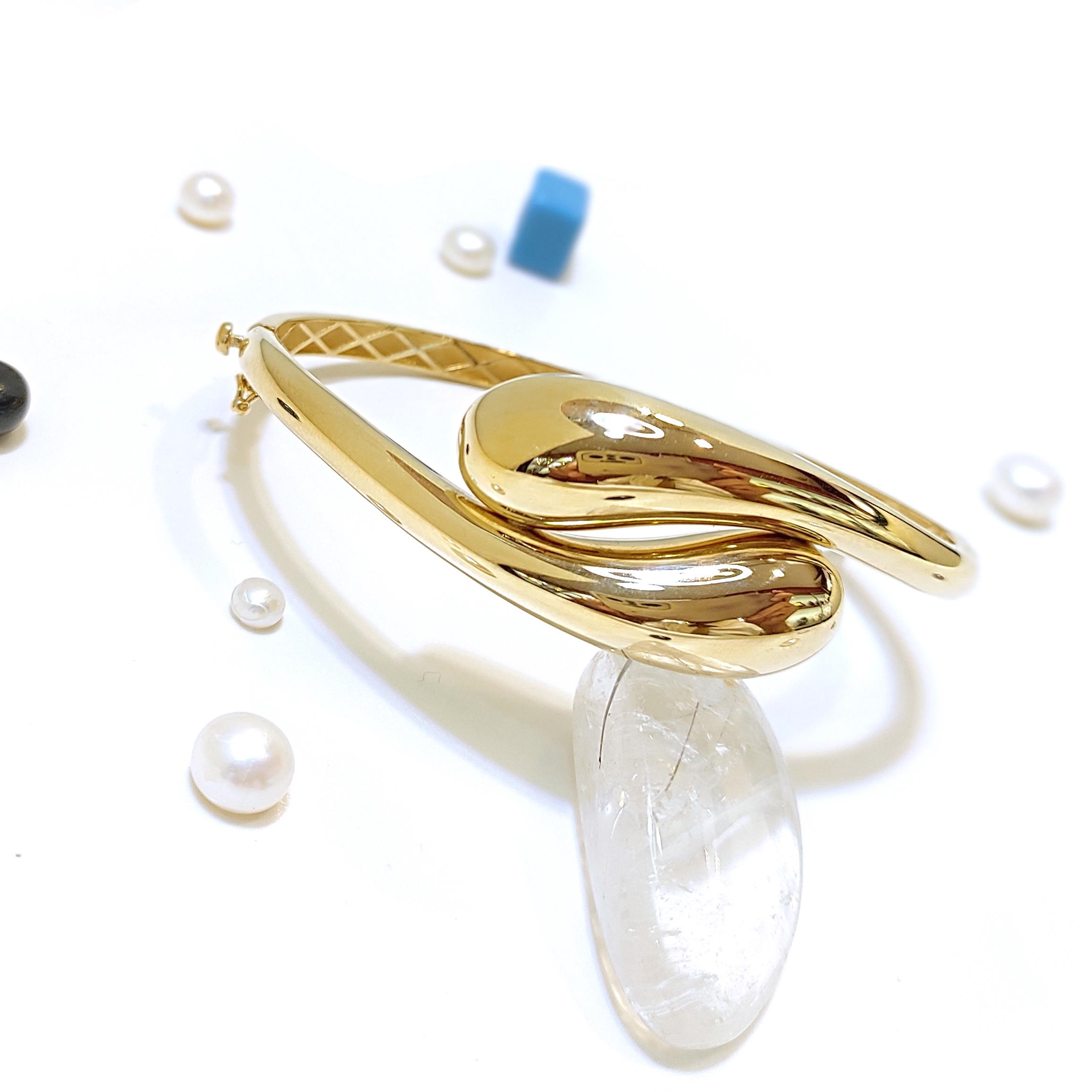 Damla Kelepçe Bilezik 14 Ayar Altın HD VİDEOLU