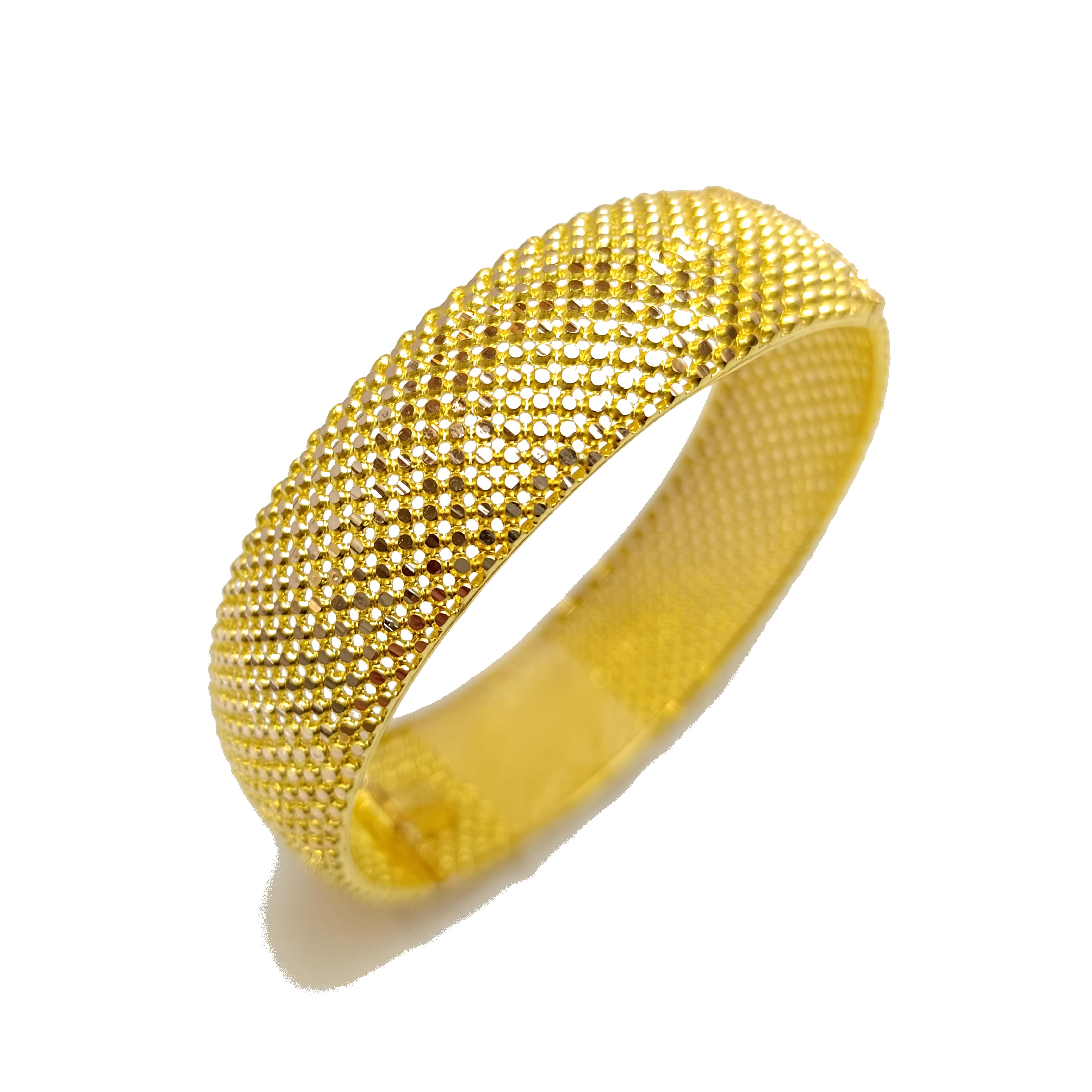 Kelepçe Bilezik 14 Ayar Altın HD VİDEOLU