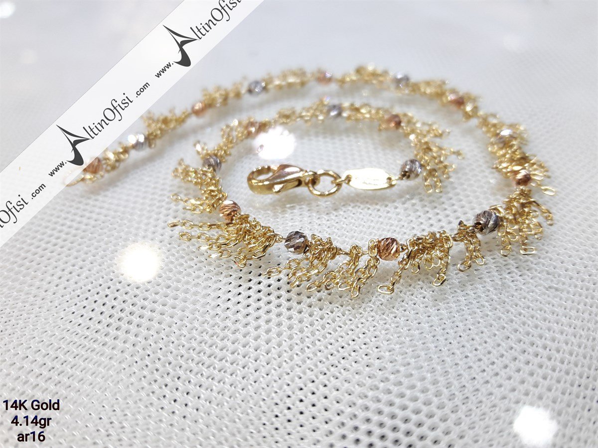 Zincir Künye 14 Ayar Altın