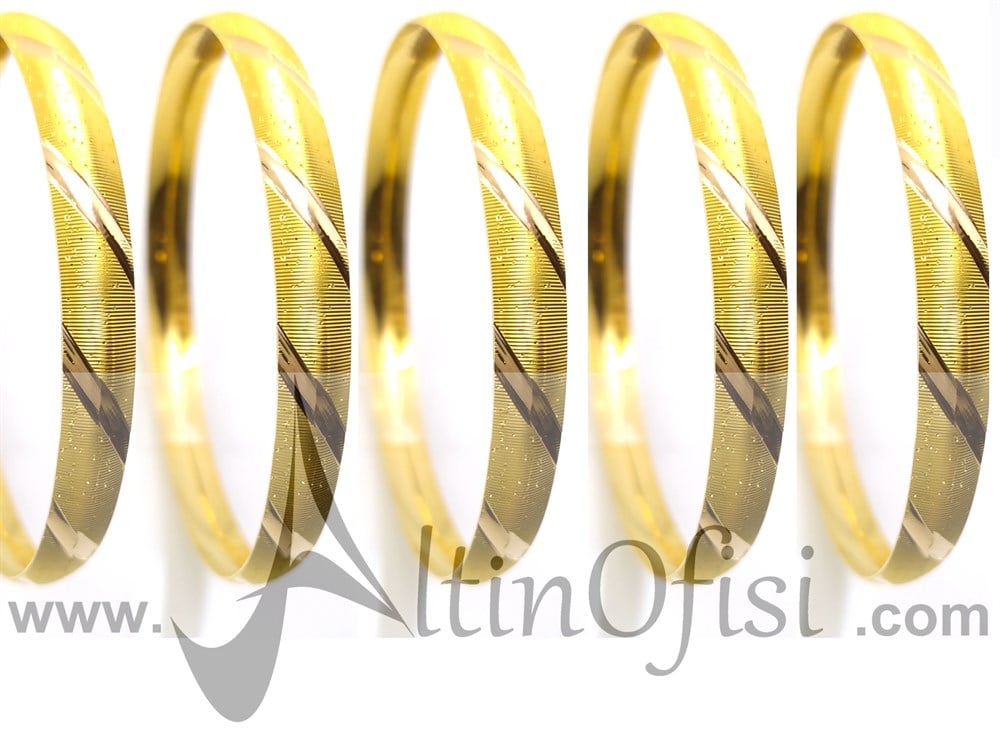 10gr CNC Bilezik 22 Ayar Altın