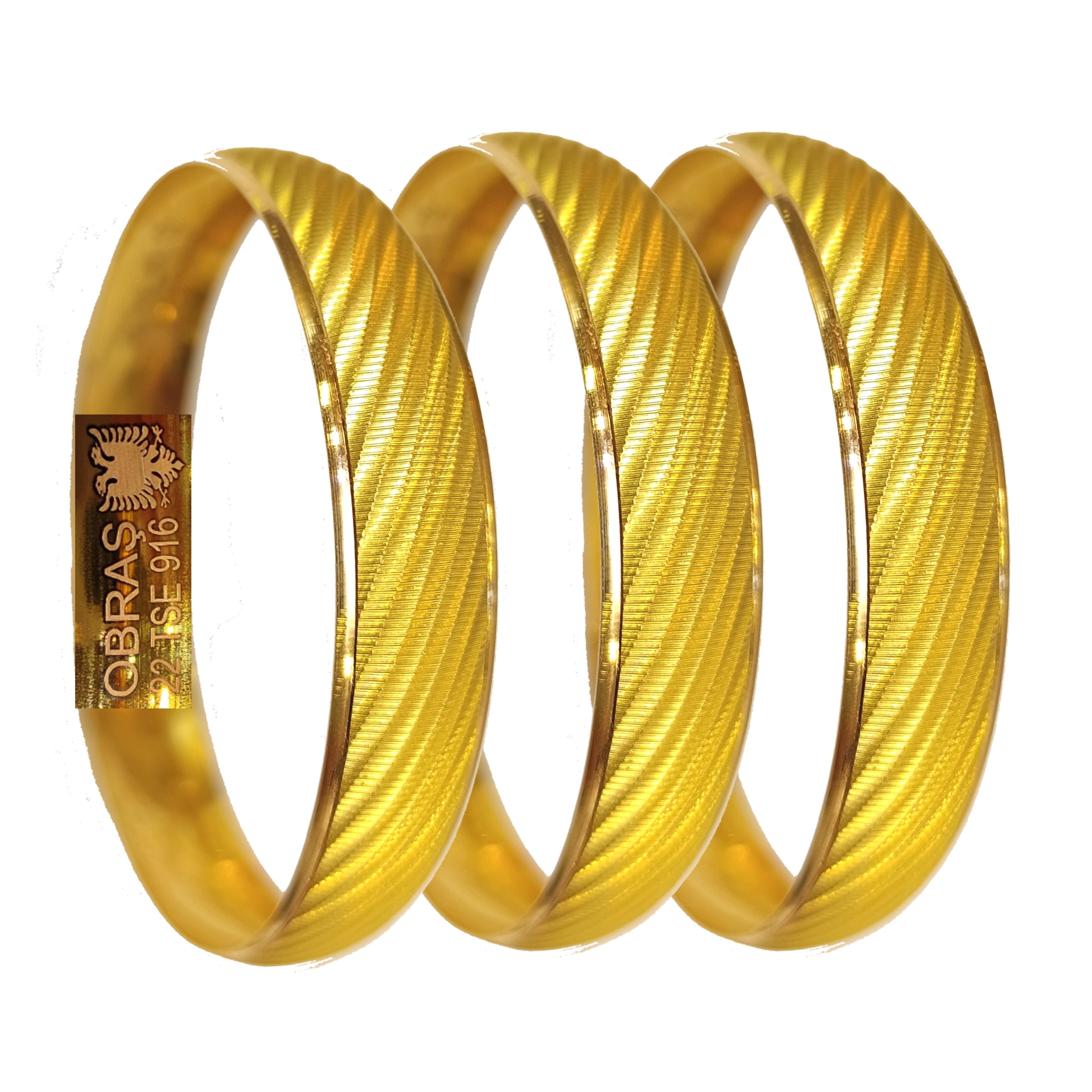 12,50gr İşçiliksiz Bilezik 22 Ayar Altın