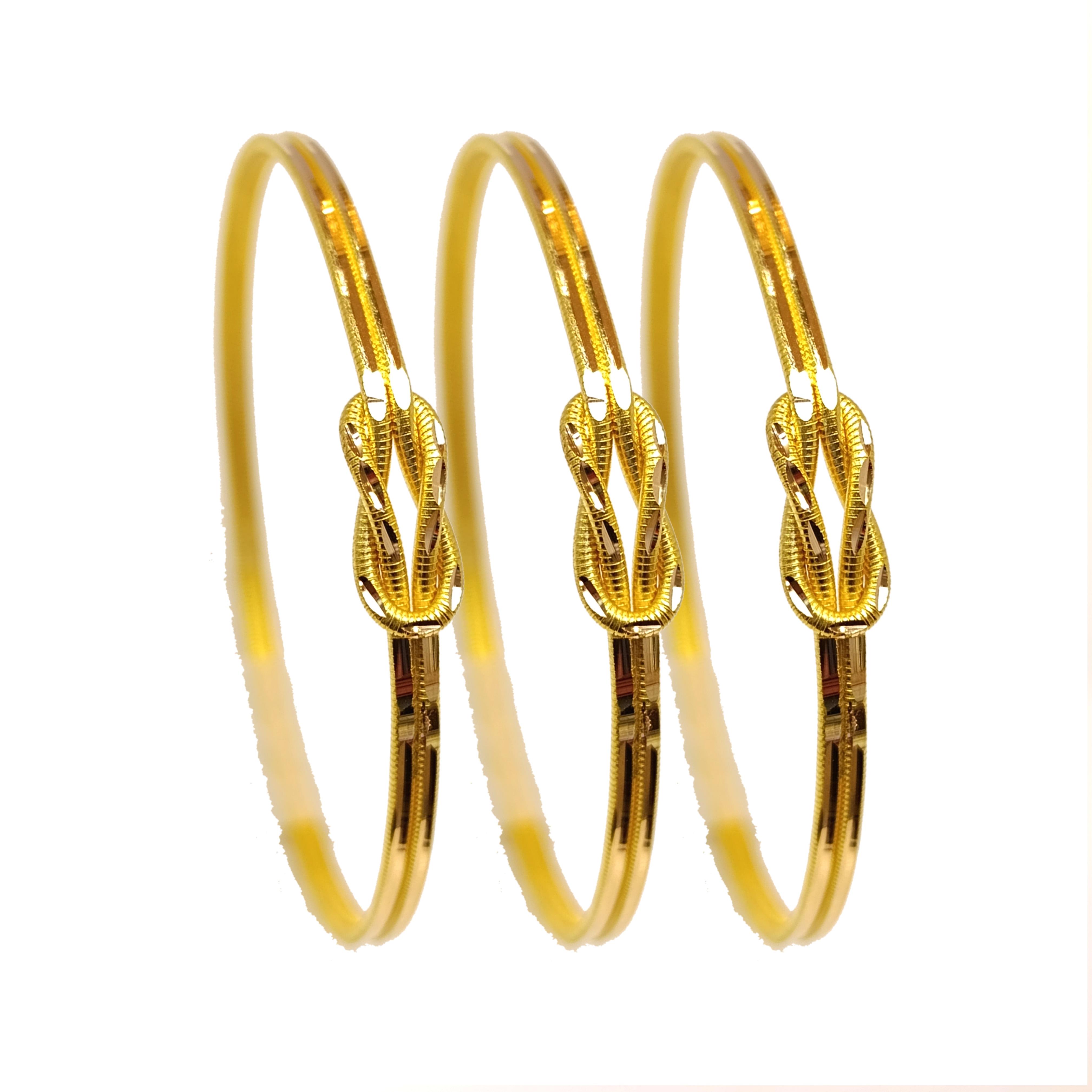 15gr İşçiliksiz İkili Düğümlü Oluklu Ajda Bilezik 22 Ayar Yatırım ve Tasarruf